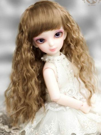 【Limited Edition】BJD Wig Moonlight Princess Brown Wig WG61009 for YO-SD Size Ball-jointed Doll