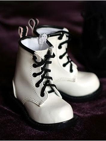 BJD Shoes Boy White Short Boots For SD Ball-jointed Doll