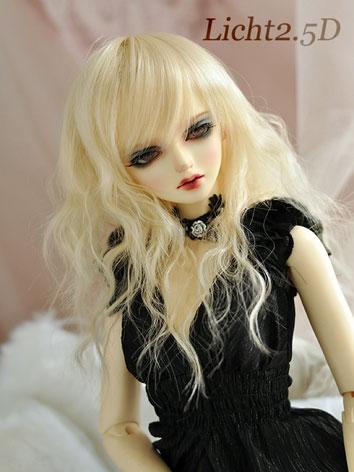BJD Girl Gold Curly Wig NO....