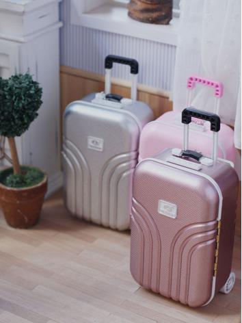 BJD Pink/Silver Mini Suitcase  Photography Props for SD/MSD/YSD Ball-jointed doll