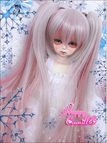BJD Wig Pink Wig for SD/MSD...