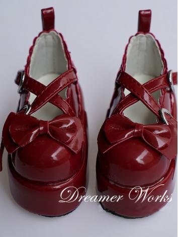 Bjd Red Lolita Shoes for SD...