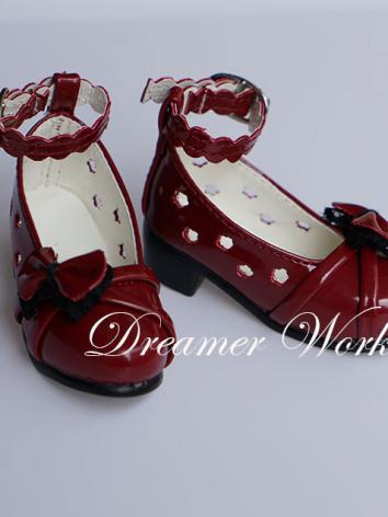 Bjd Red Shoes for SD/MSD Ba...