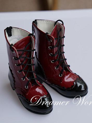 Bjd Red Short Boots Shoes f...