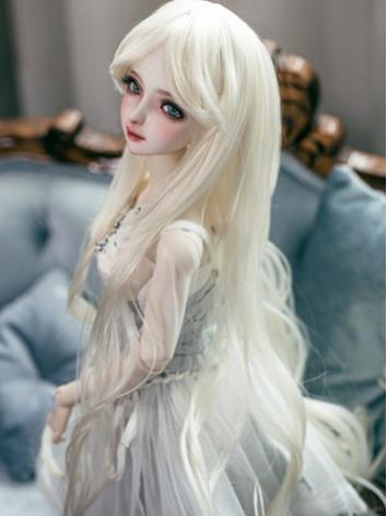 1/3 Wig Beige Long Curly Hair for SD Size Ball-jointed Doll