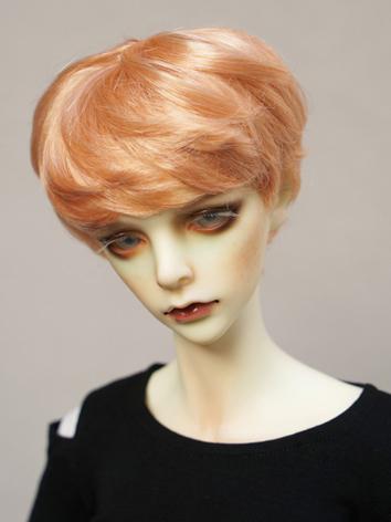 1/3 1/4 1/6 Wig Boy Short Orange Hair Wig for SD/MSD/YSD Size Ball-jointed Doll