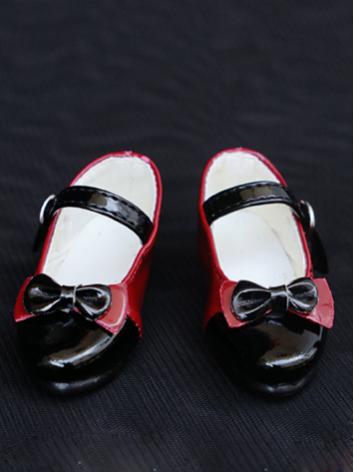 1/4 Girl Shoes Red&Black Fl...