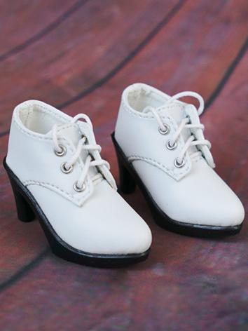 1/4 Girl Shoes White High-h...