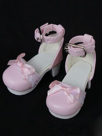 1/6 Shoes Sweet Girl Pink/W...