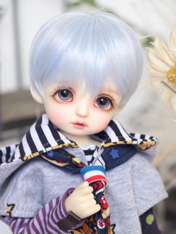 BJD Wig Boy Mint/Blue Short Hair for SD/MSD/YOSD Size Ball-jointed Doll