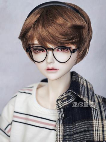 BJD Wig Boy Light Gold/Gold/Chocolate Short Hair 1/3 1/4 1/6 Wig for SD/MSD/YSD Size Ball-jointed Doll