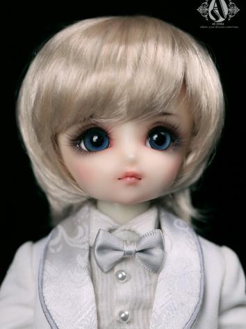 BJD 1/6 Light Gold Short Wig WG614091 for YOSD Size Ball-jointed Doll