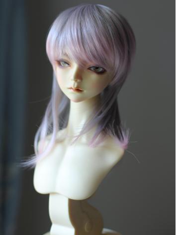 BJD Male Gray  Hair Wig for 1/3 1/4 SD/MSD Size Ball-jointed Doll