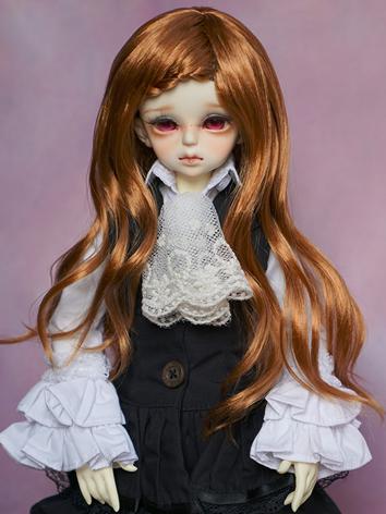 BJD Wig 1/3 1/4 Female Gold Princess Hair Wig for SD/MSD Size Ball-jointed Doll
