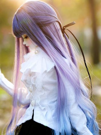 BJD Wig Gradient Water Ripple Hair for SD/MSD Size Ball-jointed Doll
