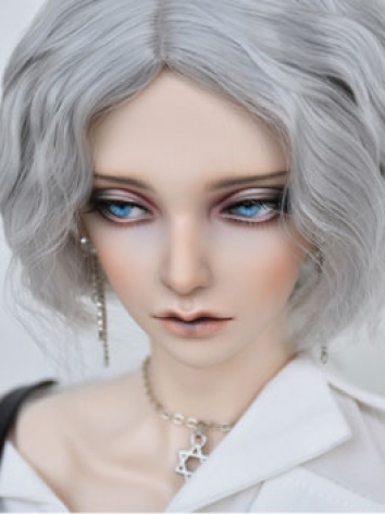 BJD Wig Hot Silk Short Curly Hair for MSD Size Ball Jointed Doll