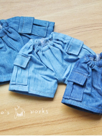 BJD Clothes Denim Casual Shorts for YOSD/MSD/Blythe Size Ball Jointed Doll