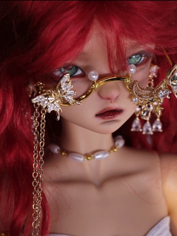 BJD Accessories Ms Butterfly Chain Glasses for SD/MSD/YOSD Size Ball-jointed Doll