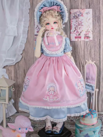 BJD Clothes Rabbit Dress Suits for MSD Size Ball-jointed Doll
