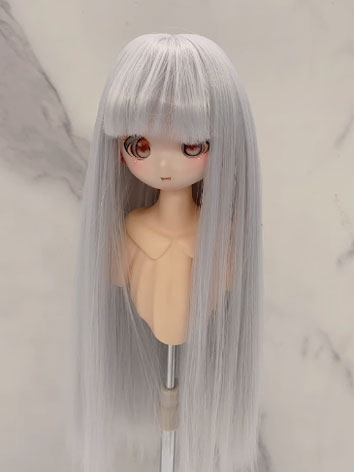 BJD Wig Female Silver Gray ...