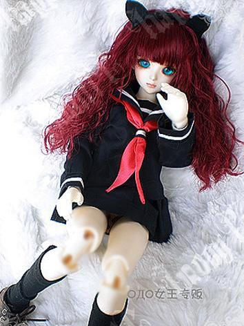 BJD Clothes Black student c...