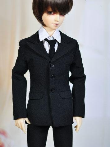 BJD Clothes Black suit set ...