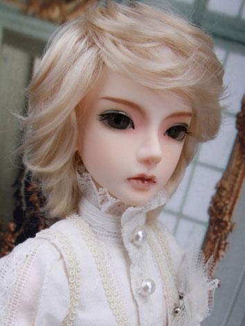 BJD Wig Short Light Golden ...