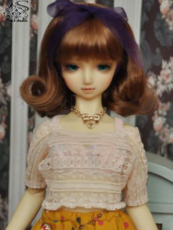 BJD Clothes Pink Tops Blous...