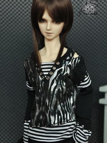 BJD Clothes T-shirt zebra-s...