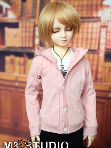 BJD Clothes Pink coat for 7...