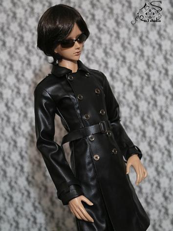 BJD Clothes Black Coat for ...