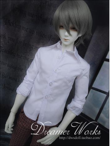 BJD Clothes White Shirt Boy...