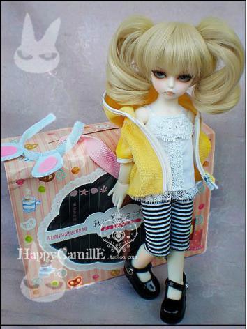 BJD Clothes Yellow Towel Co...