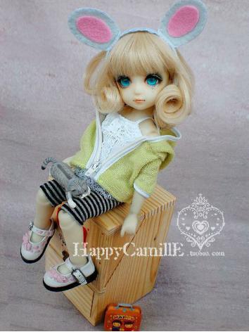 BJD Clothes Green Towel Costume Set for Yo-SD Ball-jointed Doll