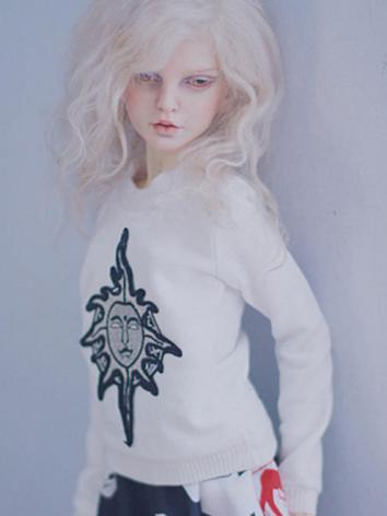 BJD Clothes White T-shirt f...