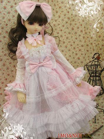 BJD Clothes Pink Dress Suit...