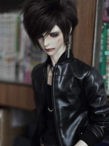 BJD Clothes Black Jacket Fi...