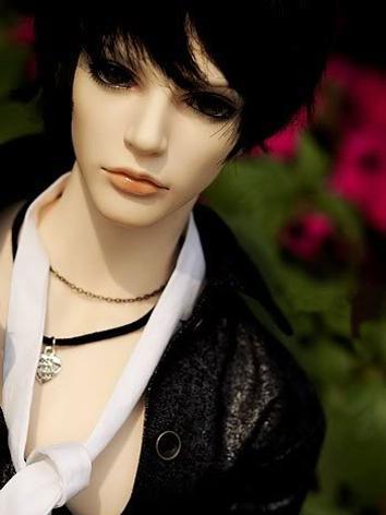 BJD Clothes Boy Black Shirt...