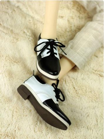 BJD Shoes Boy White&Black S...