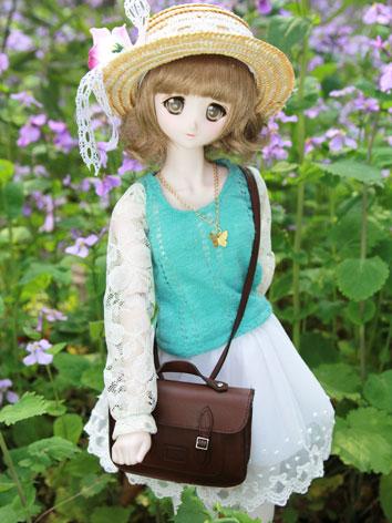 BJD Clothes Girl White&Blue...