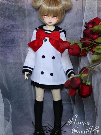 BJD Clothes Girl Sailer Sui...