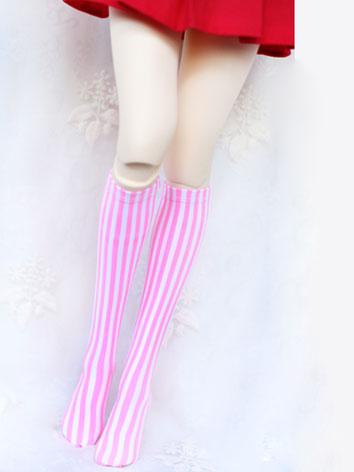 Bjd Socks Boy/Girls Pink Kn...