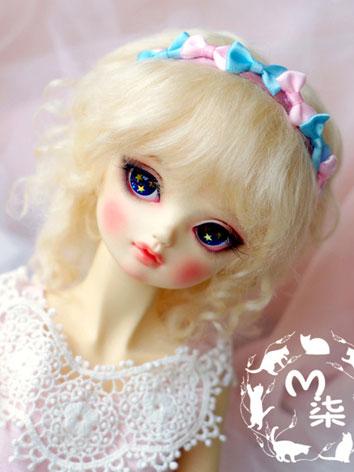 BJD Wig LIGHT Gold Hair for...
