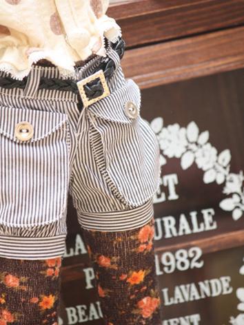 BJD Clothes Short Stripe Pants for SD/MSD/YSD Ball-joitned Doll