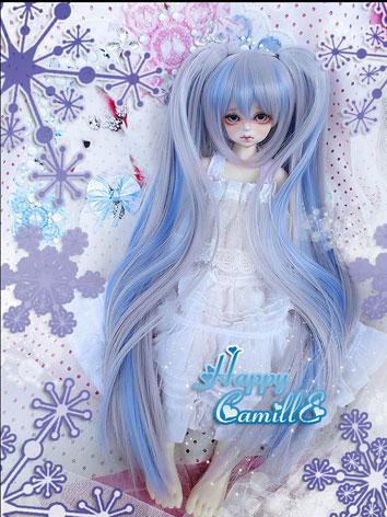 BJD Wig Blue Wig for SD/MSD...