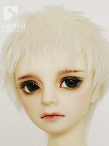 BJD Wool Wig White Short Wi...