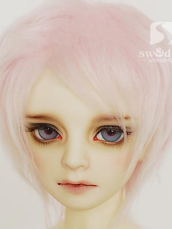 BJD Wool Wig Light Pink  Sh...