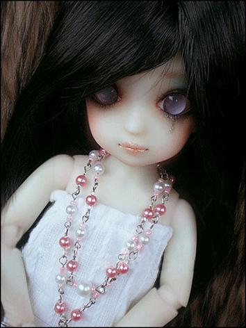 BJD Girl Black hair Wig for...