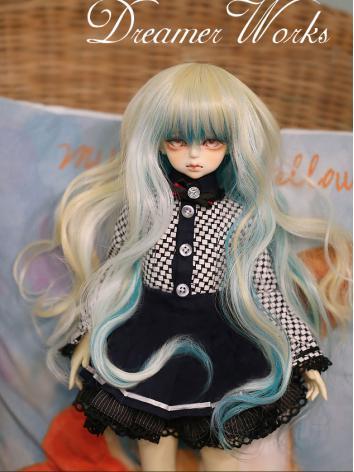 BJD Wig Female Mix Color Cu...