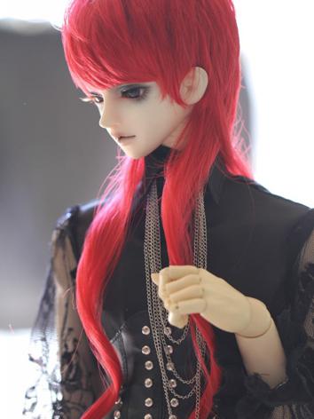 BJD Male/Female Red Hair Wi...